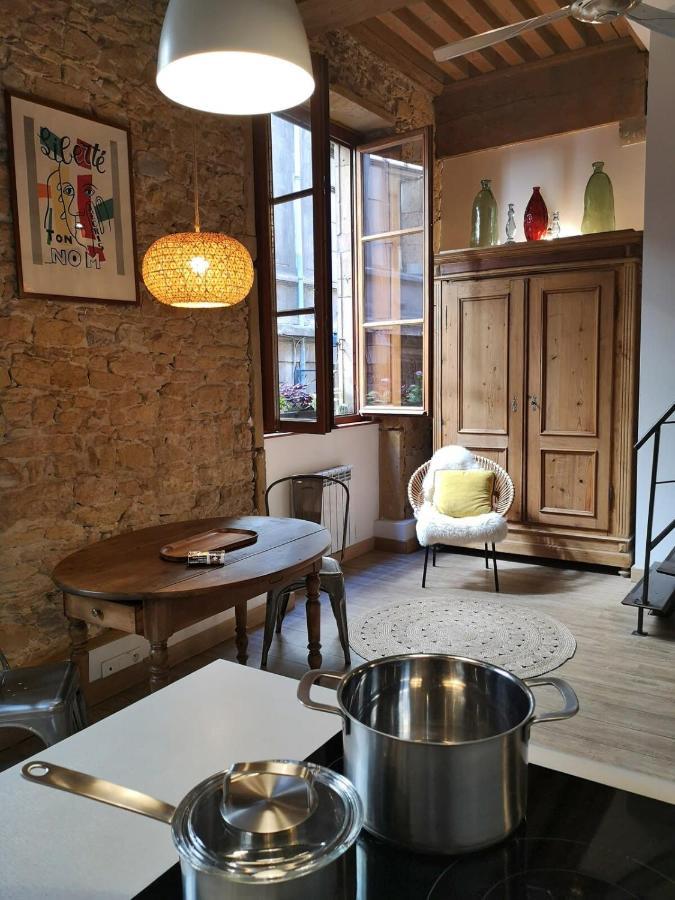 Апартаменты Authentic Loft With Mezzanine & Exposed Stones Heart Of Лион Экстерьер фото