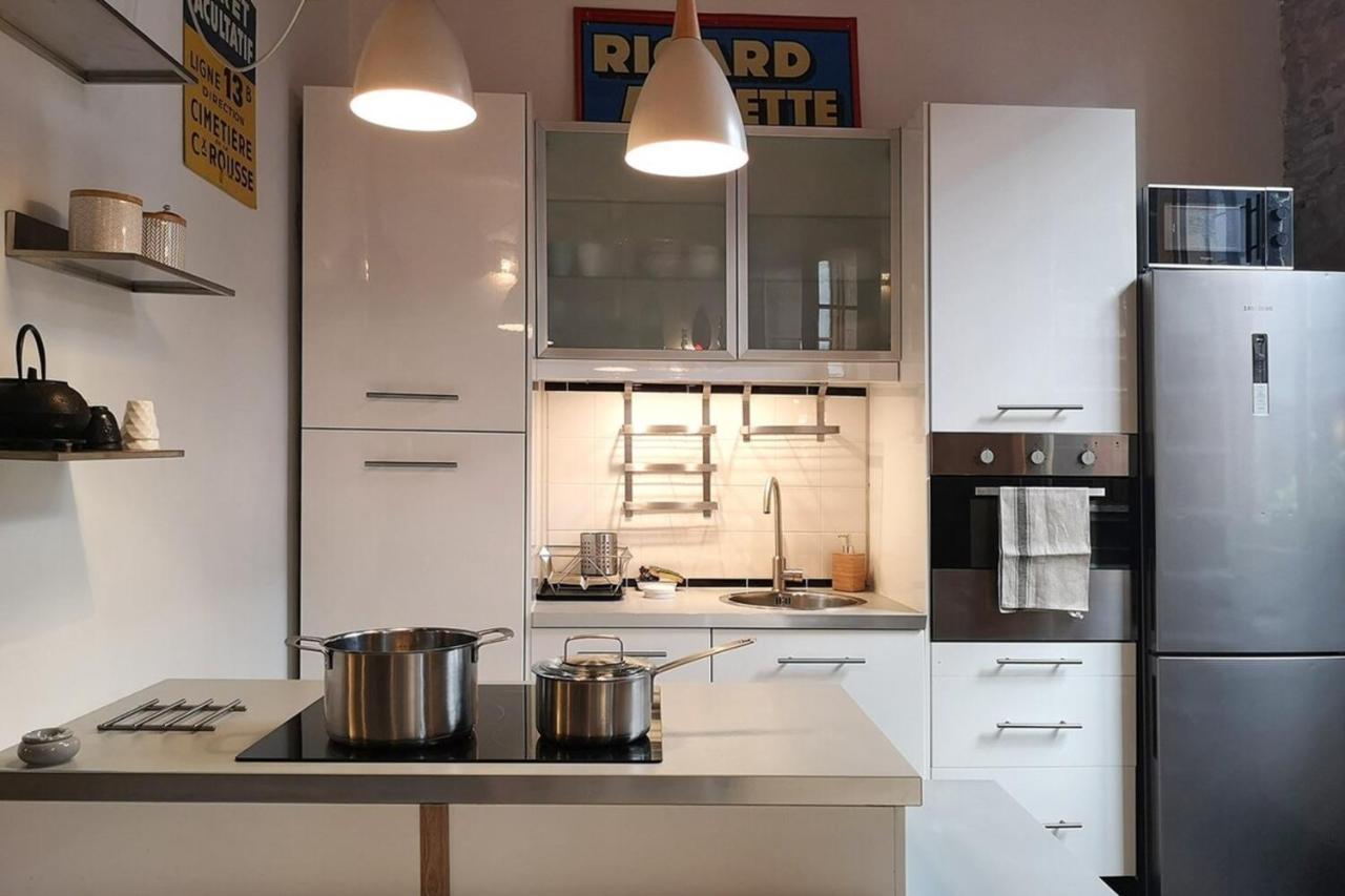 Апартаменты Authentic Loft With Mezzanine & Exposed Stones Heart Of Лион Экстерьер фото